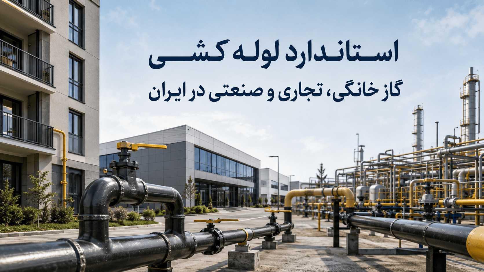 استاندارد لوله کشی گاز در ایران